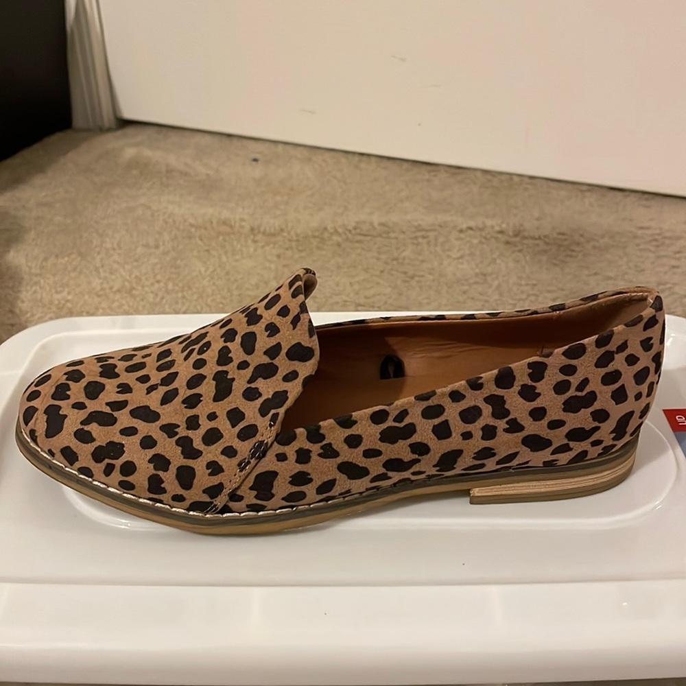 Cheetah woman loafers